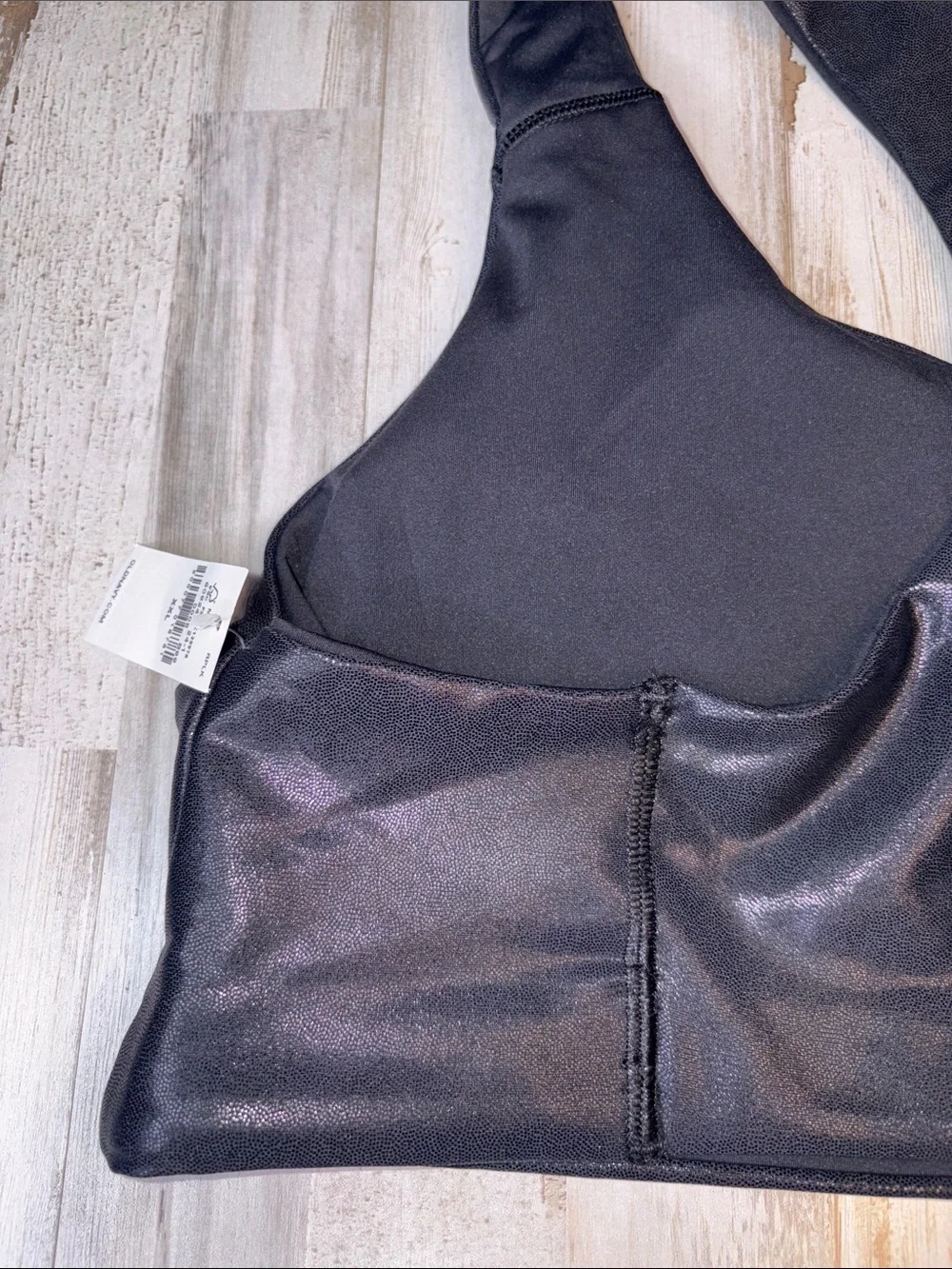 Old Navy Active Powersoft Black Racerback Sports Bra Size XXL NWT - Picture 10 of 11